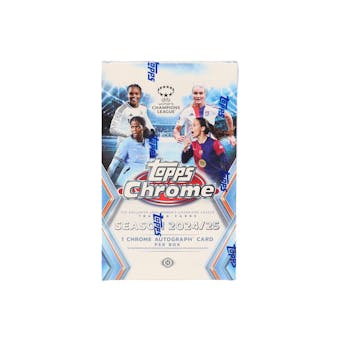 2024-25 Topps Chrome UEFA Women's Champions League Hobby Box