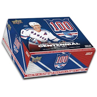2025 Upper Deck New York Rangers Centennial Box Set