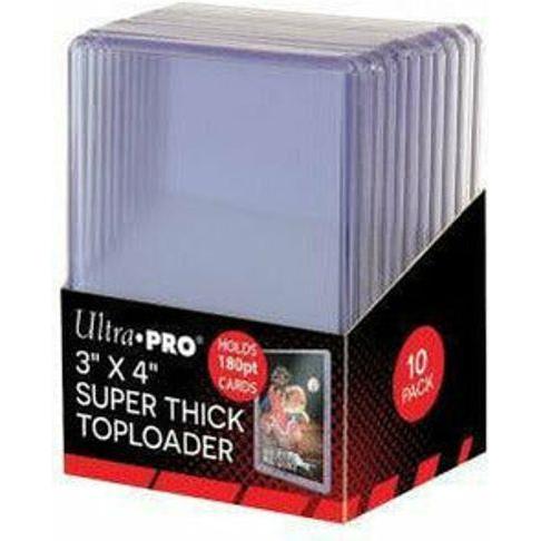 Ultra Pro 3 x 4 Super Thick 180pt Toploader 10ct