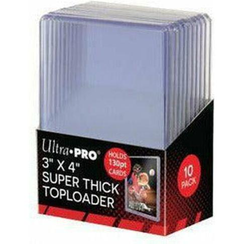 Ultra Pro 3 x 4 Super Thick 130pt Toploader 10ct